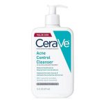 ژل شوینده صورت CeraVe مخصوص پوست چرب و جوش‌دار / آکنه کنترل کلینزر حجم 473 میل