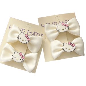 گیره مو دخترانه دو عددی هلو کیتی