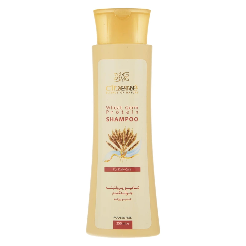 شامپو تقویت کننده مو سینره مدل Wheat Germ حجم 250 میلی لیتر