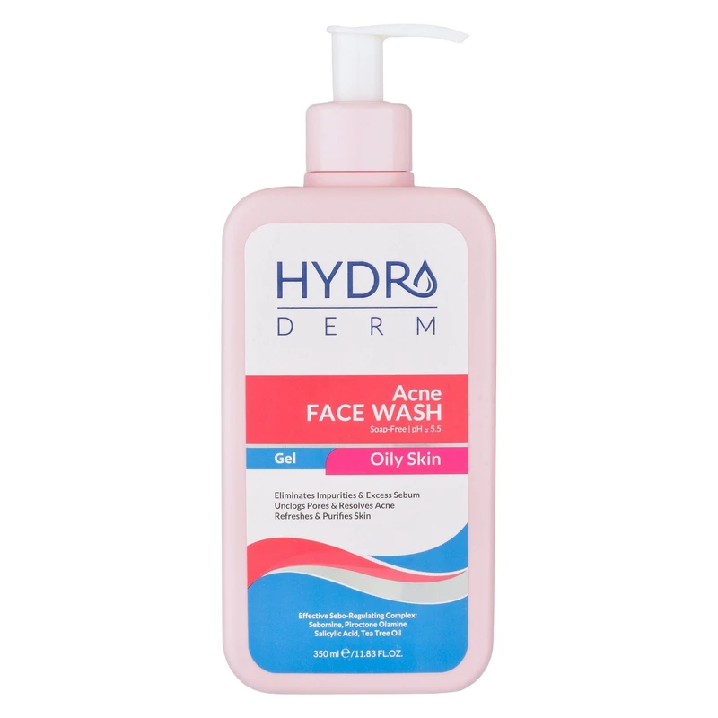 ژل شستشوی صورت هیدرودرم مناسب پوست چرب مدل Acne Wash ژل شستشوی صورت هیدرودرم مناسب پوست چرب مدل Acne Wash